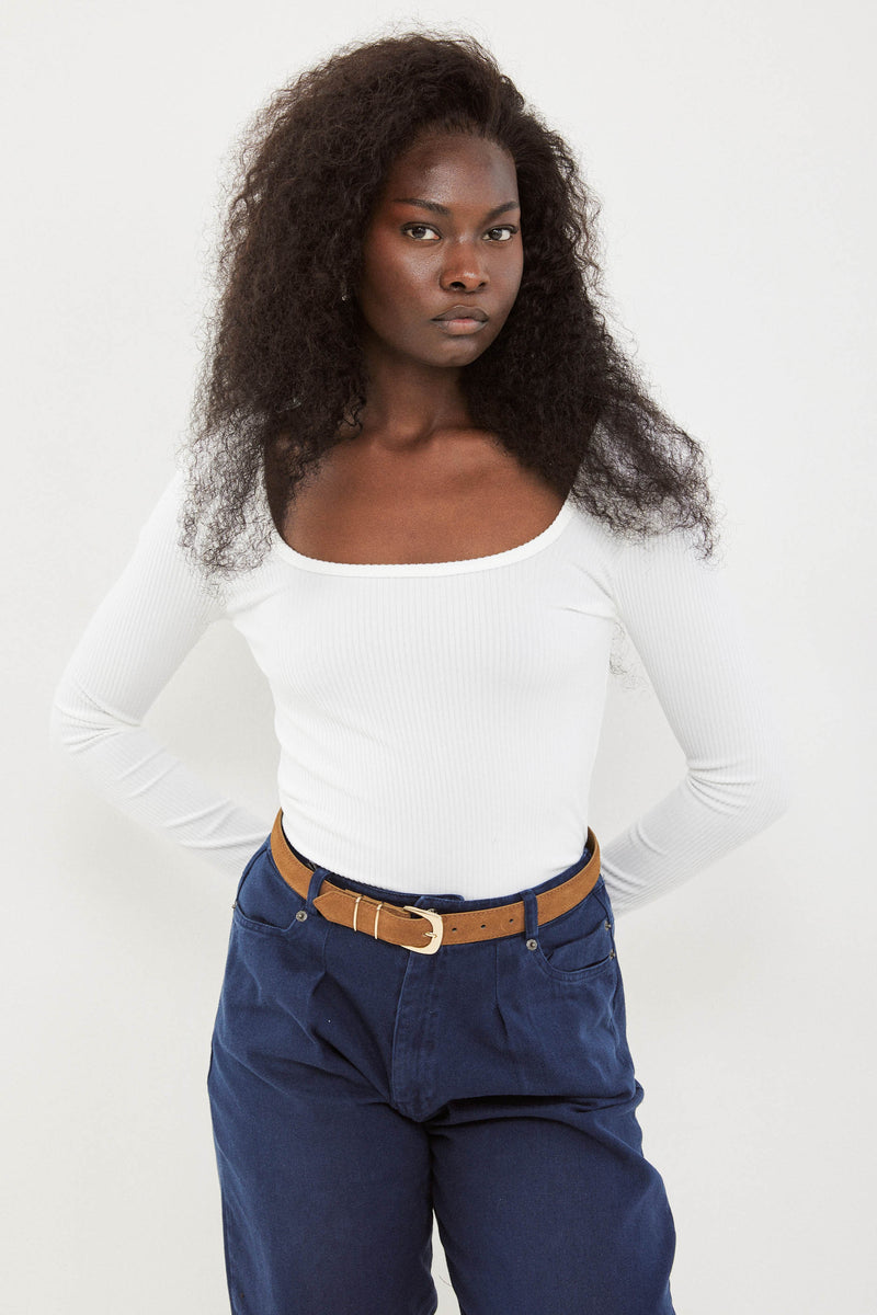 🧦 Autumn/Winter 2025/2026 - Fame - Long T Shirt - White Muse 🪐