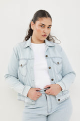 🧦Autumn/Winter 2025/2026  - JAMIE - Denim jacket - נוטה להיות קטן ביחס לג׳יימי הרגיל- Denim & stripes. is there any better match?