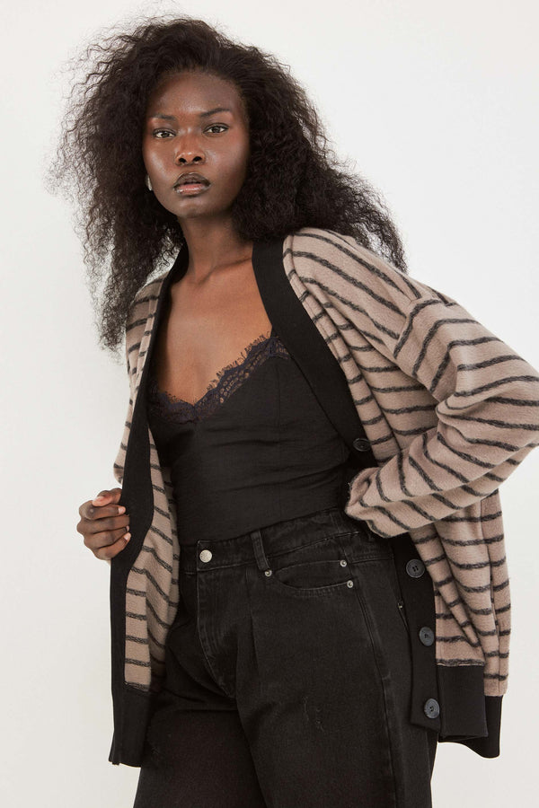 🧦Autumn/Winter 2025/2026  - Saba Cardigan - Chocolat Chaud