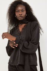 🧦 Winter 2025/2026 - Muse blouse- Sparkling Black ✨