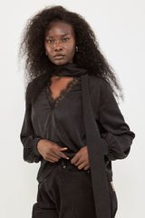 🧦 Winter 2025/2026 - Muse blouse- Sparkling Black ✨