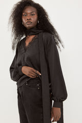 🧦 Winter 2025/2026 - Muse blouse- Sparkling Black ✨