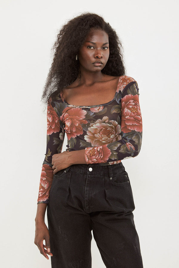 🧦 Autumn/Winter 2025/2026 - Fame - Long T Shirt - Mesh it 🌺🌸