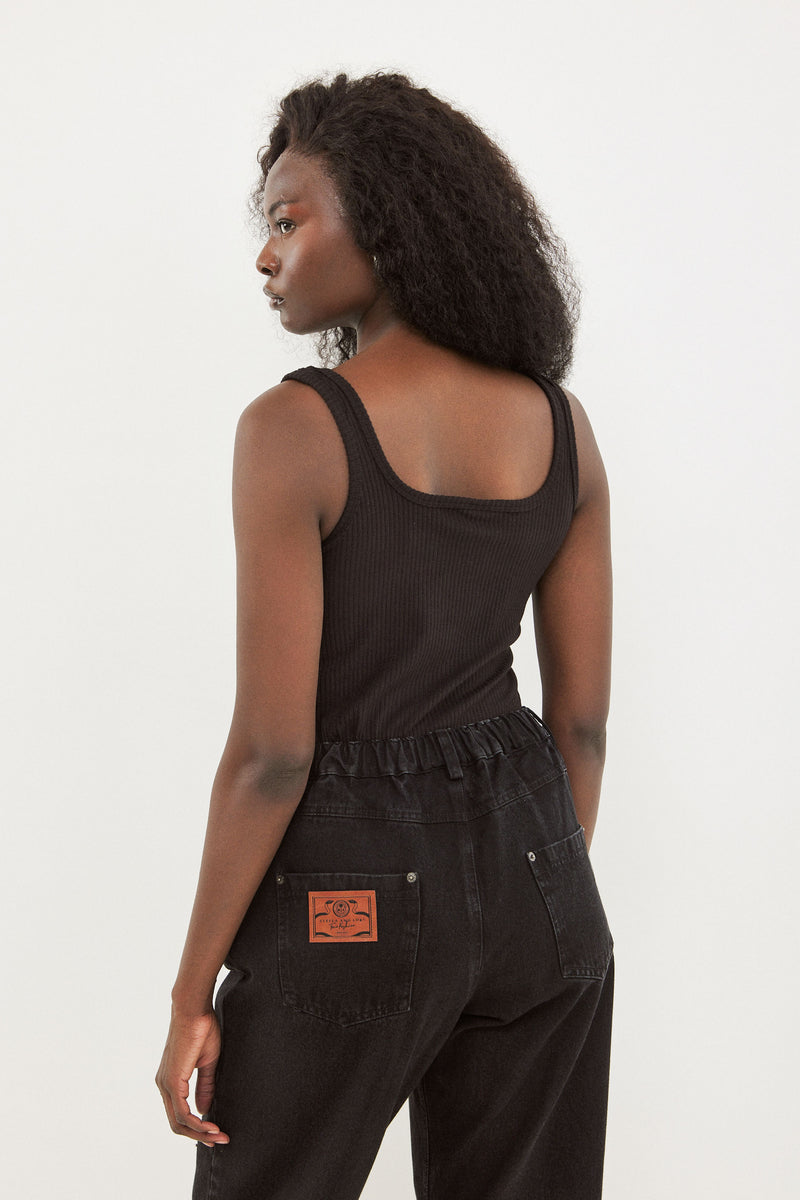 🧦 Autumn/Winter 2025/2026 - Fame - Long T Shirt - Noir Frame ☯︎