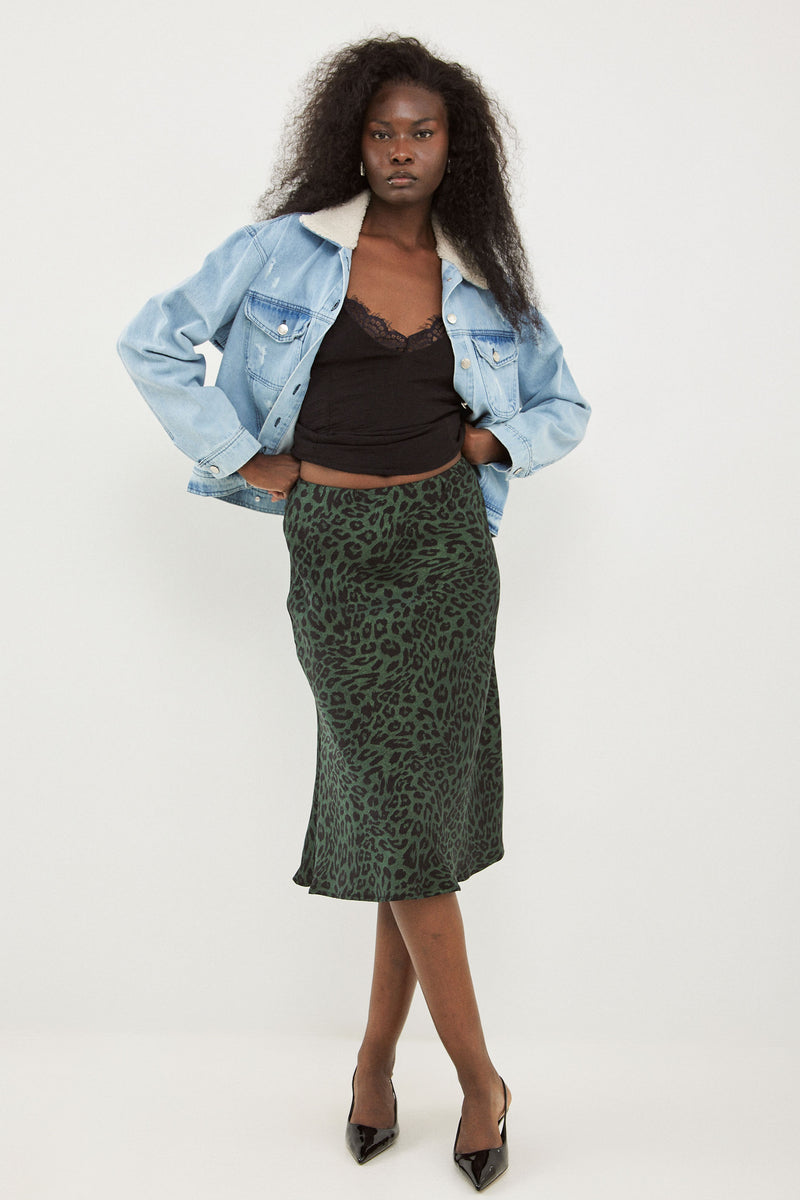 🧦 Autumn/Winter 2025/2026 - Lucky Day skirt- Green Leo