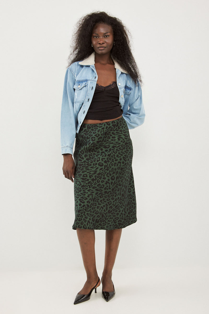 🧦 Autumn/Winter 2025/2026 - Lucky Day skirt- Green Leo