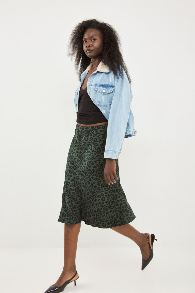 🧦 Autumn/Winter 2025/2026 - Lucky Day skirt- Green Leo