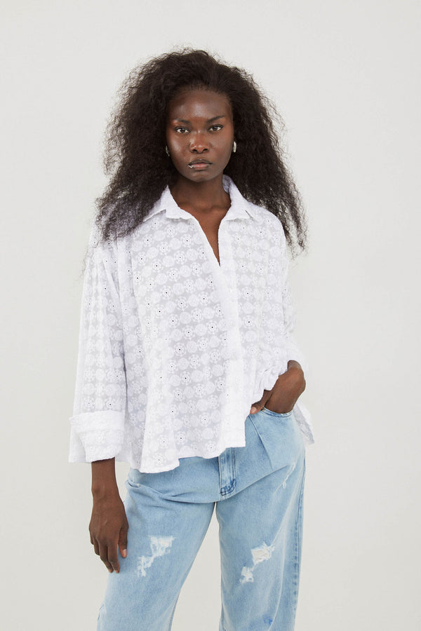 🧦 Autumn/Winter 2025/2026 - Swing shirt - Bright white 🍧