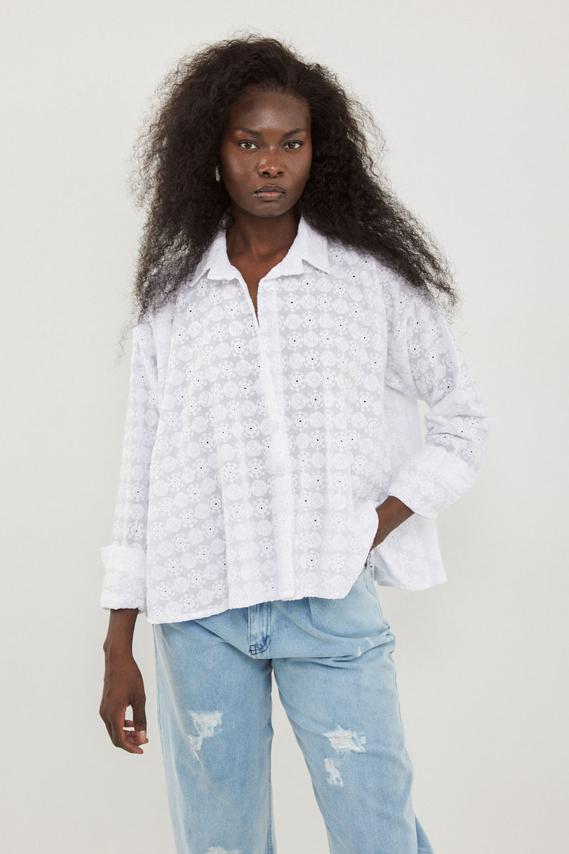 🧦 Autumn/Winter 2025/2026 - Swing shirt - Bright white 🍧