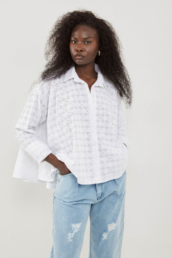 🧦 Autumn/Winter 2025/2026 - Swing shirt - Bright white 🍧