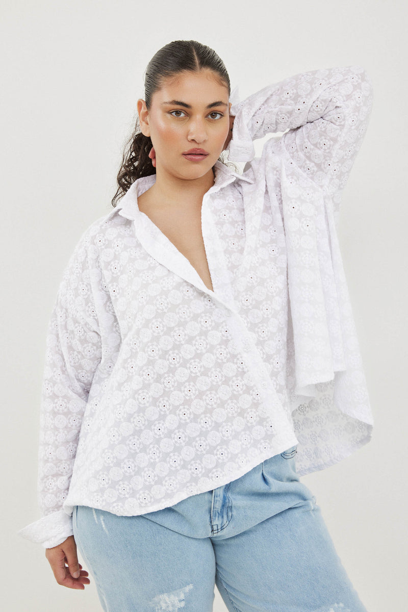 🧦 Autumn/Winter 2025/2026 - Swing shirt - Bright white 🍧