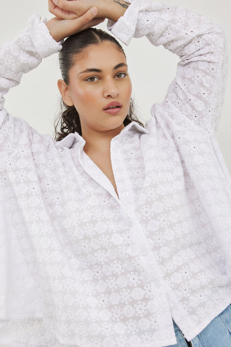 🧦 Autumn/Winter 2025/2026 - Swing shirt - Bright white 🍧