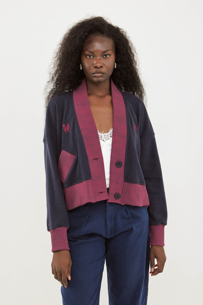 🧦Autumn/Winter 2025/2026 - Grandson Cardigan - Blueberry Jam 🍓🍇