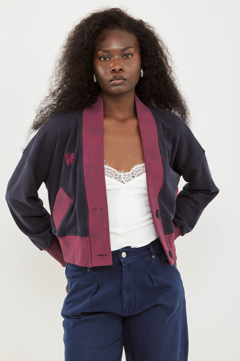 🧦Autumn/Winter 2025/2026 - Grandson Cardigan - Blueberry Jam 🍓🍇