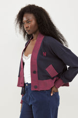 🧦Autumn/Winter 2025/2026 - Grandson Cardigan - Blueberry Jam 🍓🍇