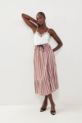 🍰 Summer 2026 - Polly skirt - Sienna Stripe