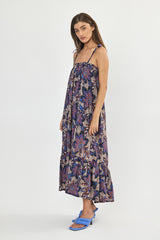 🌻In between - August dress - Purple Paisley