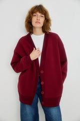 🍁 Autumn/Winter 2026/27- Saba Cardigan - Merlot 🍇🍷