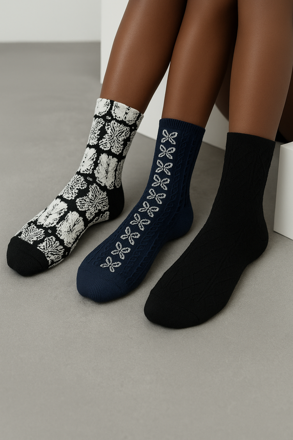 Cozy socks- monochrome