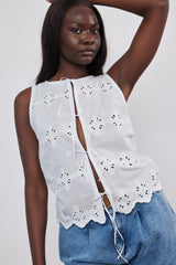 🍰 summer 2026 - Lilly Vest - White