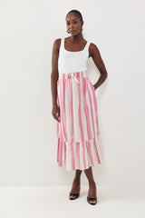 🍰 Summer 2026 - Polly skirt - Pink embroidery 🪡