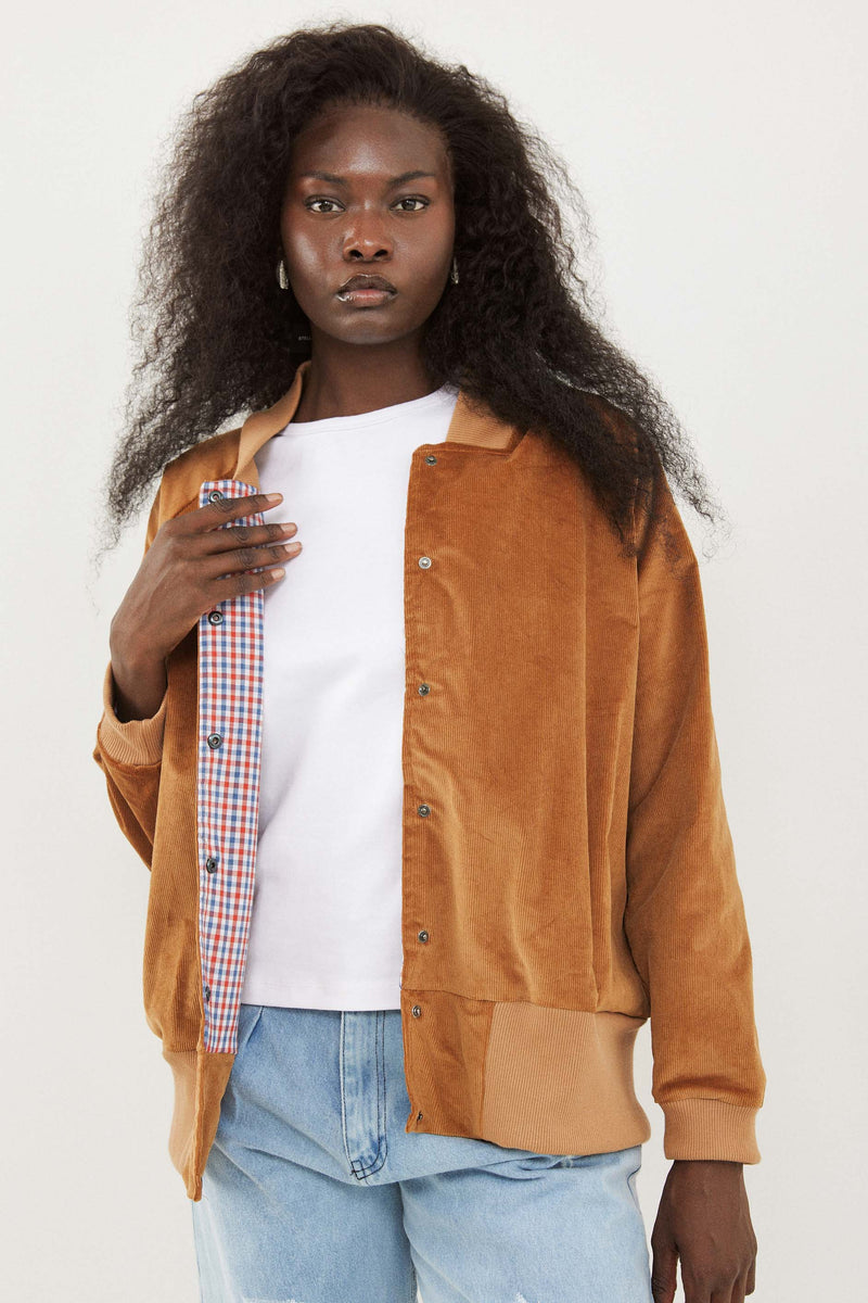 🧦Winter 2025/2026 - Bomber - Be there or Be square - Camel 🐪 Corduroy