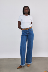 🍰 SPRING 2026 -  The American Uncle 🇺🇸 - Raw denim  - Light blue