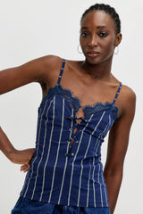 🍰 Summer 2026 - Flirty Top - Blue