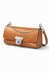 Leather Shoulder & Crossbody Bag –Tuci Bag in Brown- Timeless Elegance with a Modern Edge