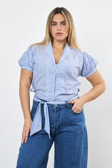⛵️Spring / Summer - Merci blouse - Blue Tide
