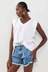 🍰 SUMMER 2026 -  Henrietta V Tank - Deep Clean ‬ **No ribbed hem**