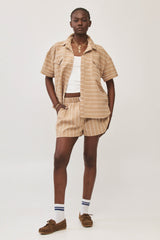 ⛵️Spring/Summer 2025 - BBQ shirt -  Sand Stripe