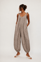 🍰Summer 2026 - Miami jumpsuit - Checked 🟫⬜️