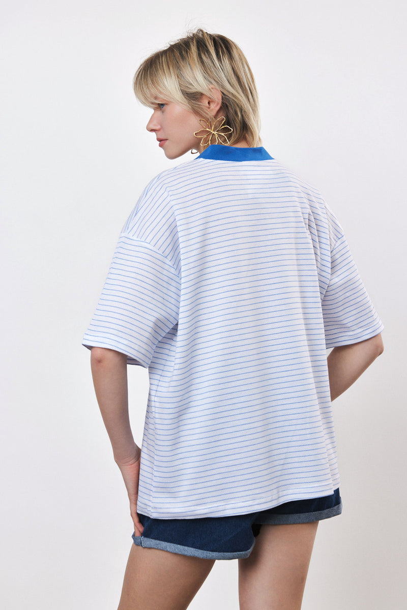 ⛵️Spring/Summer 2025 Hockey T- Skyline Stripes