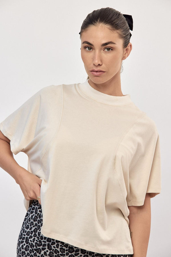 ⛵️Summer 2025 - Batwing T - Cream