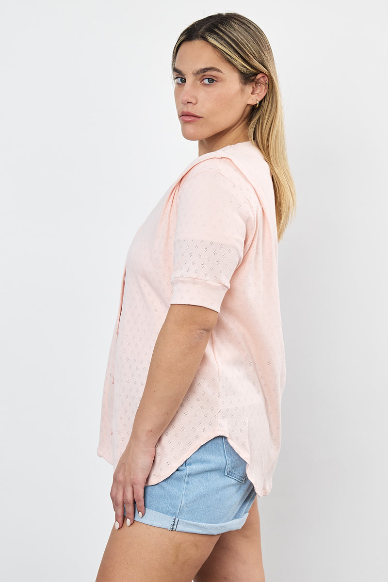 ⛵️Spring/Summer 2025 - Baseball ⚾️ Shirt - Cotton Candy