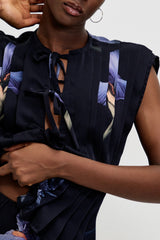 🍰 SUMMER 2026 - Breeze Bow Blouse- Orchids