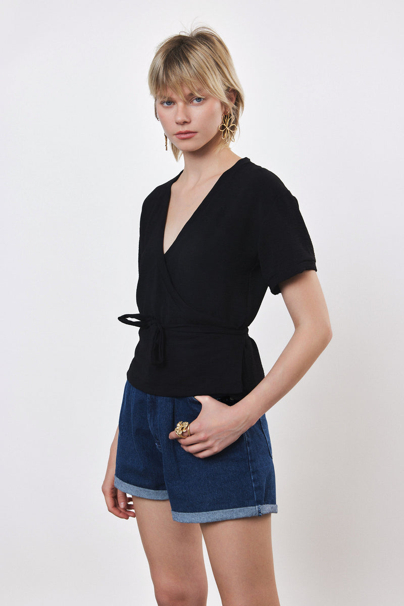 ⛵️Spring / Summer - Lea blouse - Dominant Black
