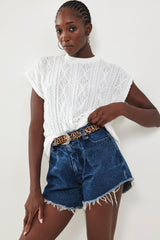 Faux leather cool belt - Leopard