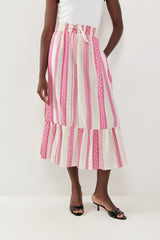 🍰 Summer 2026 - Polly skirt - Pink embroidery 🪡
