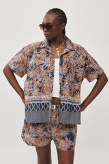 ⛵️Spring/Summer 2025 - BBQ shirt -  Tropical maze