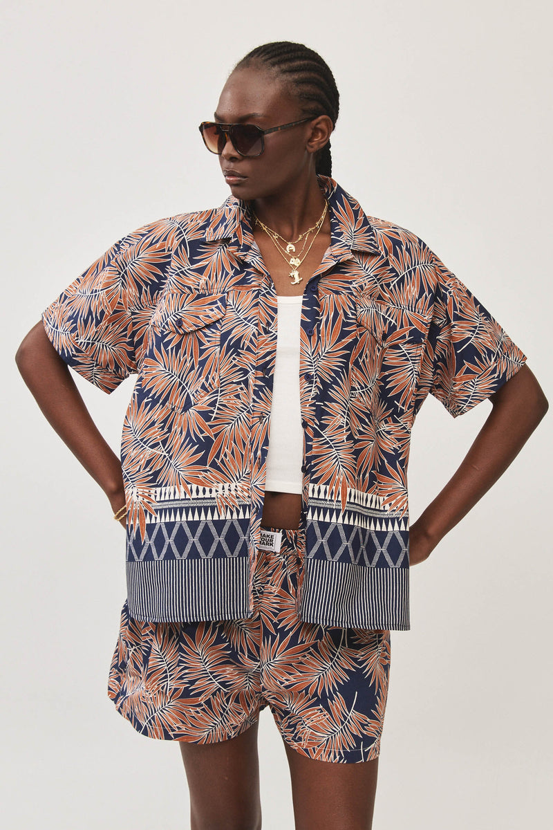 ⛵️Spring/Summer 2025 - BBQ shirt -  Tropical maze