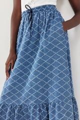 🍰 Summer 2026 - Polly skirt -  Printed Denim is always a good idea
