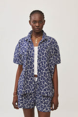 ⛵️Spring/Summer 2025 - BBQ shirt -  Navy garden