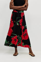 🍰Summer 2026  -Six Senses Skirt -  Red anemones