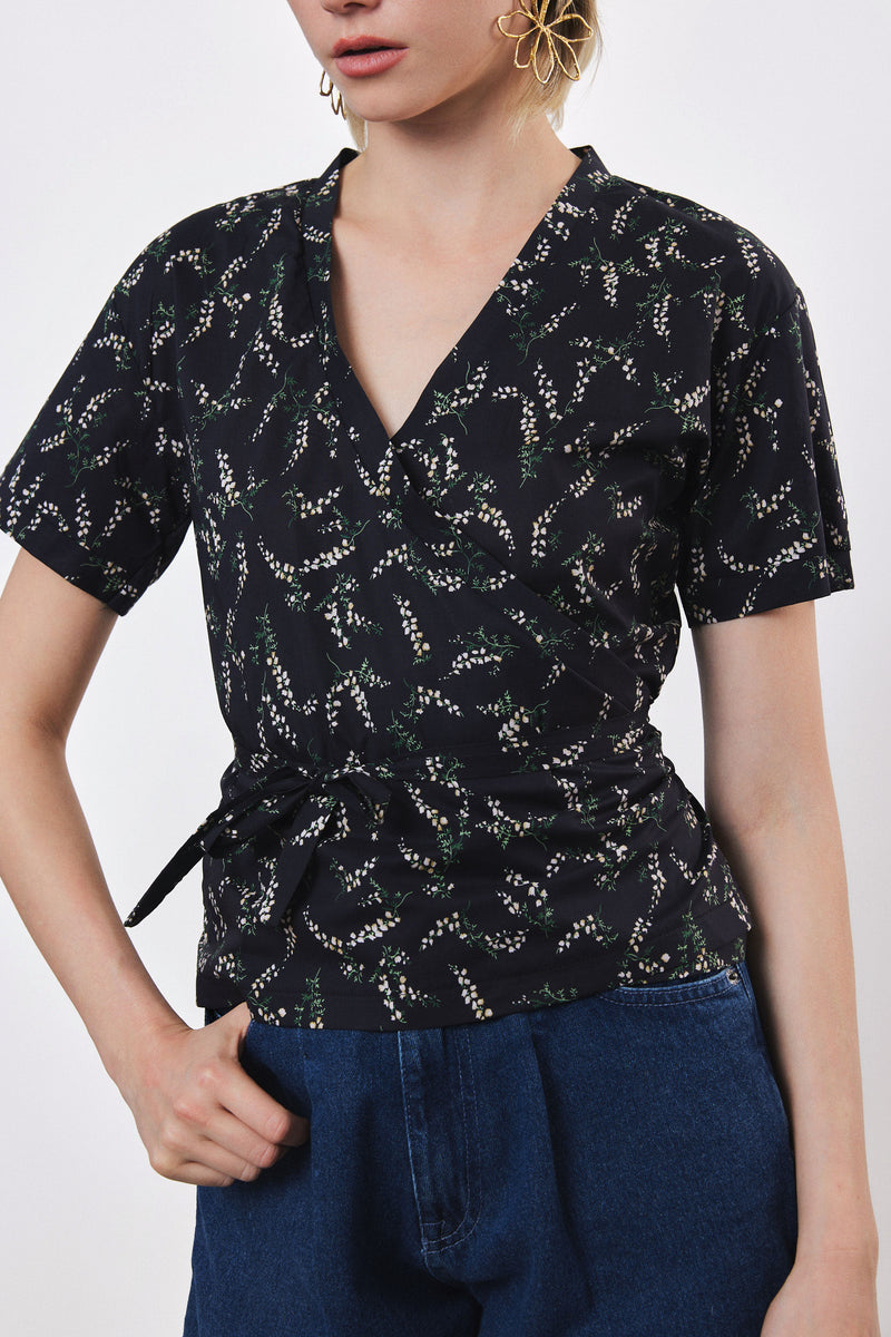 ⛵️Spring / Summer - Lea blouse - Night Garden 🪴 🌜🌗