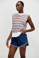 🍰 SUMMER 2026 -  Henri Tank -College mode -🏫 **Ribbed hem**