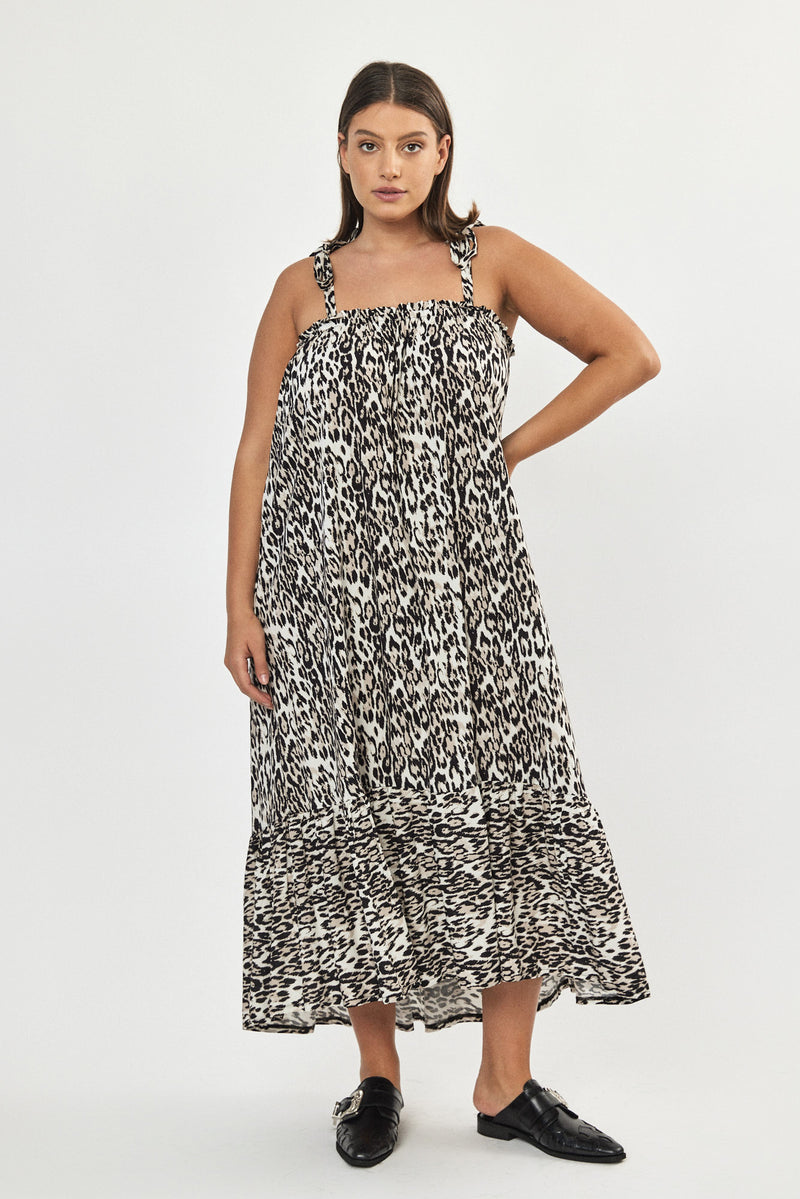 🌻In between - August dress - Leopard Style