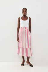 🍰 Summer 2026 - Polly skirt - Pink embroidery 🪡