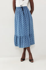 🍰 Summer 2026 - Polly skirt -  Printed Denim is always a good idea